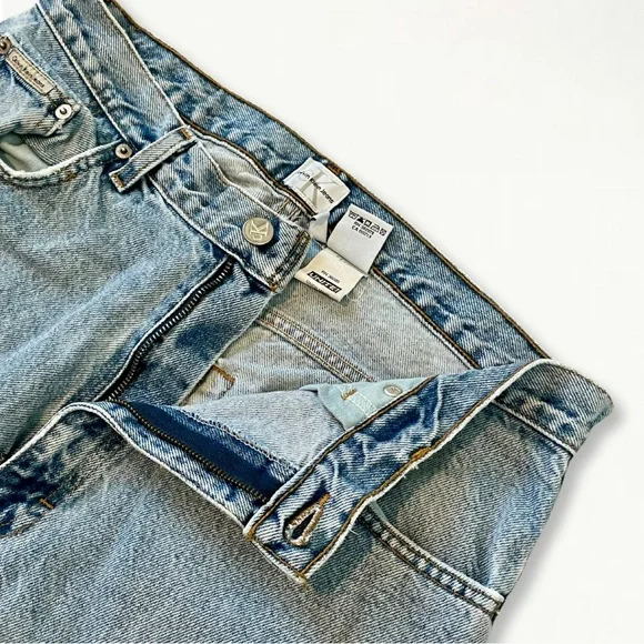 Vintage 90s Light Wash Calvin Klein Denim Jeans Size 32 - Picture 7 of 16